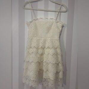 BTB Los Angeles Cream Lace Dress